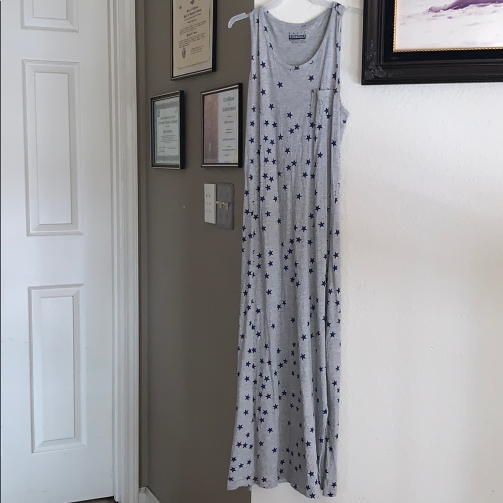 Grey Starry Sun Dress for Summer!
